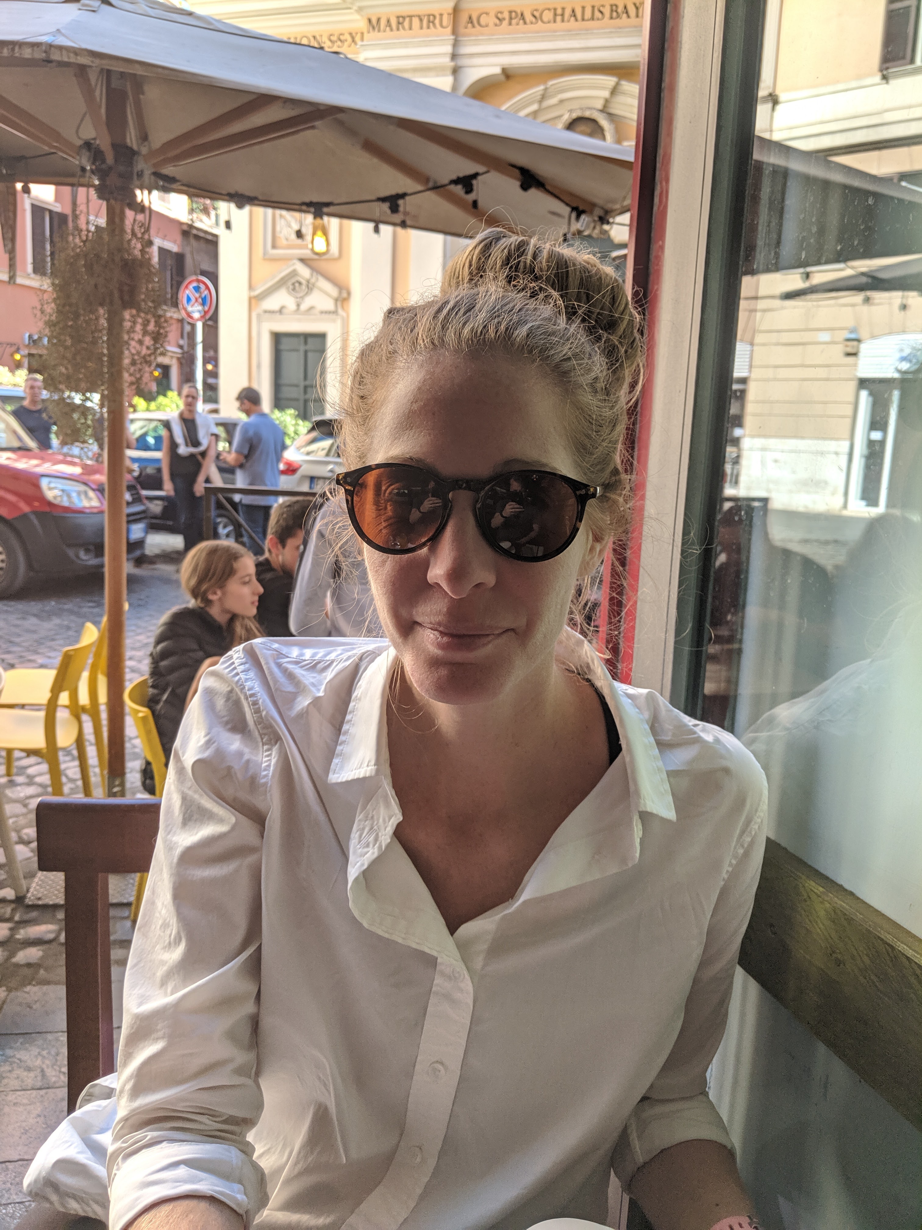 Brandie Ferrell during a visit to Italy