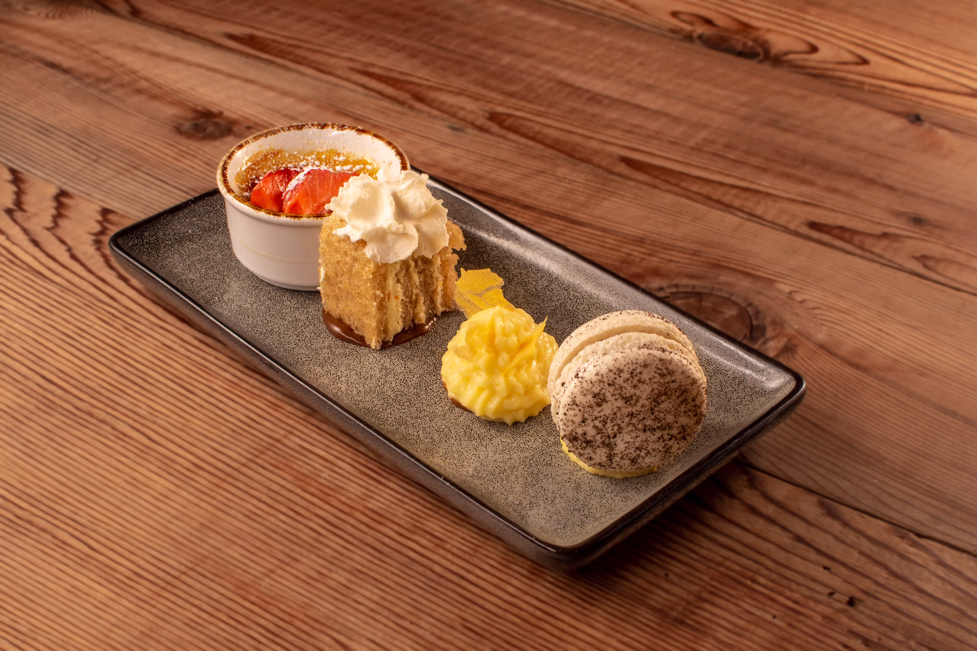 A dessert from the Fence and Post kitchen
